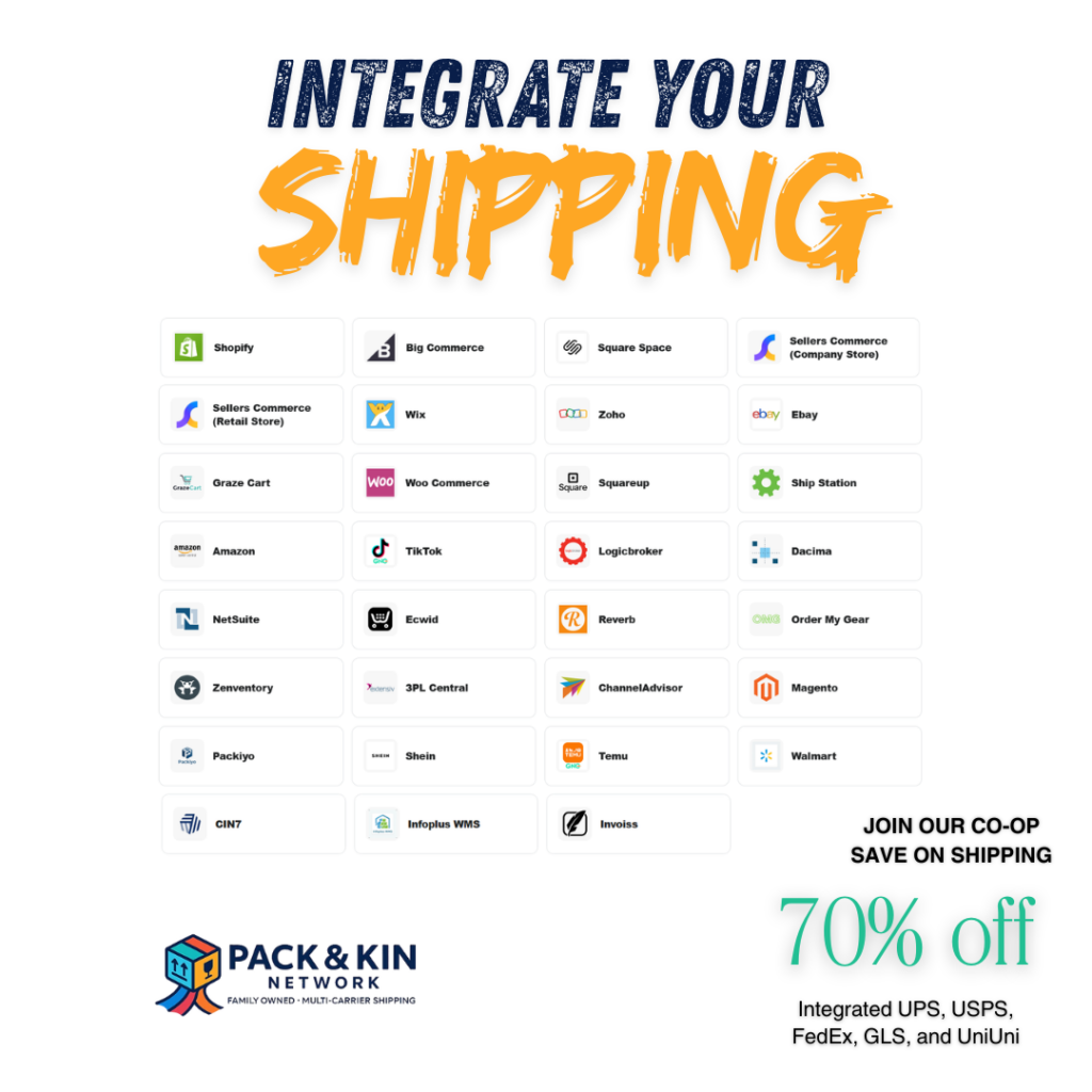 integrate your shipping with more than 100+ integrations.