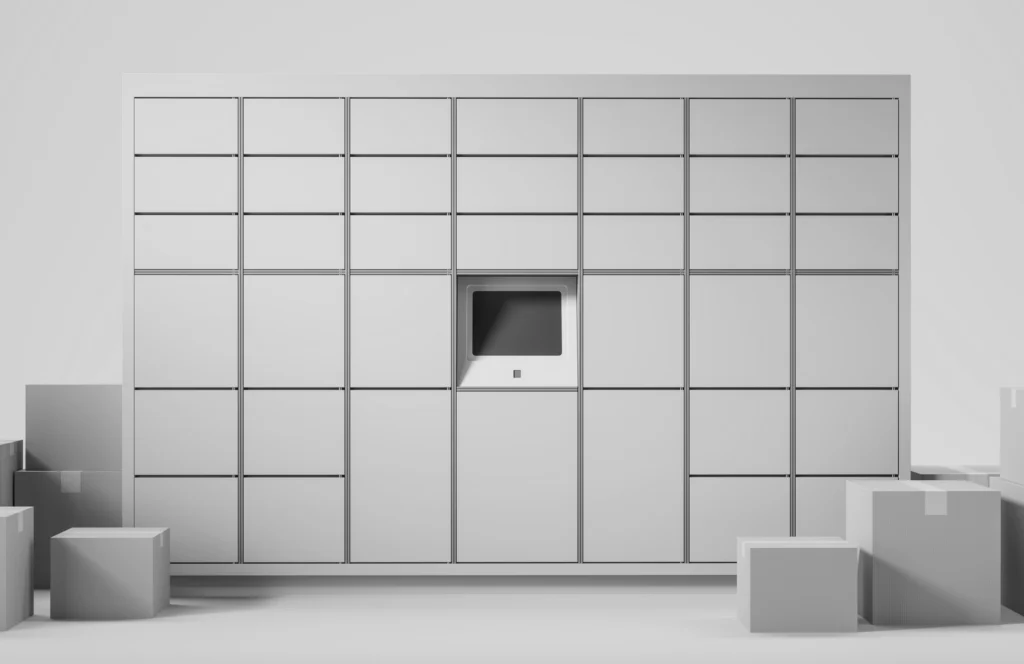 Koloni smart lockers, integrated with Pack & Kin Payments
